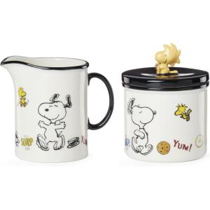 image:imageLenox Home And Kitchen Chef Snoopy Sugar amp Creamer 2Piece Set Porcelain Material Sugar And Creamer Set Dishwasher Safe Chef Snoopy Design Kitchen Decor And AccessoriesMultiColored 2 Pieces