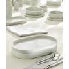 image:imageLenox Dinnerware Sets Modulus Vapor 18Piece Dinnerware Set Service For 6 Porcelain Material Dishwasher Safe Microwave Safe Bowls Plates And Bowls Dinner Dishes Plates White 18 PieceVapor