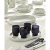 image:imageLenox Dinnerware Sets Modulus Vapor 18Piece Dinnerware Set Service For 6 Porcelain Material Dishwasher Safe Microwave Safe Bowls Plates And Bowls Dinner Dishes Plates White 18 PieceVapor
