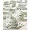 image:imageLenox Dinnerware Sets Modulus Vapor 18Piece Dinnerware Set Service For 6 Porcelain Material Dishwasher Safe Microwave Safe Bowls Plates And Bowls Dinner Dishes Plates White 18 PieceVapor