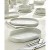 image:imageLenox Dinnerware Sets Modulus Vapor 18Piece Dinnerware Set Service For 6 Porcelain Material Dishwasher Safe Microwave Safe Bowls Plates And Bowls Dinner Dishes Plates White 18 PieceVapor