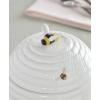 image:imageLenox Home And Kitchen Butterfly Meadow Beehive Candy Jar Porcelain Material Candy Bowl Dishwasher Safe Kitchen And Dining Butterfly And Flowers Pantry Storage Table Decor White 1 Piece