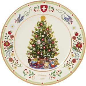 image:imageLenox 896240 2024 Trees Around The World Plate Switzerland1 Count Pack of 8
