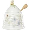 image:imageLenox Home And Kitchen Butterfly Meadow Beehive Honey Pot Porcelain Material Dishwasher Safe Honey Jar Honeypot Bee And Flower Design Bee Decor Home Decor White 1 Piece 10 Ounce Capacity