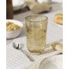 image:imageLenox Drinkware Homespun Amber Tall Tumbler Set of 4 Service For 4 Glass Material Dishwasher Safe Glassware Drinking Glasses Set Home Kitchen and Dining Amber 4 Pieces 20 Ounce Capacity