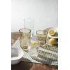 image:imageLenox Drinkware Homespun Amber Tall Tumbler Set of 4 Service For 4 Glass Material Dishwasher Safe Glassware Drinking Glasses Set Home Kitchen and Dining Amber 4 Pieces 20 Ounce Capacity