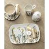 image:imageLenox Home And Kitchen Wildflowers Hors dOeuvres Tray Stoneware Material Serving Tray Dishwasher amp Microwave Safe Table Decor Wild Flower Design Serving PlatterWhite 1 Piece 11 Inch Length