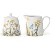 image:imageLenox Kitchen And Dining Wildflowers 2Piece Sugar And Creamer Set Stoneware Material Dishwasher amp Microwave Safe Kitchen Essentials Home White 2 Pieces 8 Oz Capacity Sugar Bowl amp Creamer