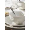 image:imageLenox Dinnerware Sets French Perle Groove White 24Piece Dinnerware Set Service For 8 Stoneware Dishwasher Safe Microwave Safe Bowls Plates And Bowls Dinner Dishes Plates White 24 Piece18Piece Dinnerware Set