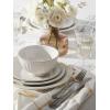 image:imageLenox Dinnerware Sets French Perle Groove White 24Piece Dinnerware Set Service For 8 Stoneware Dishwasher Safe Microwave Safe Bowls Plates And Bowls Dinner Dishes Plates White 24 PieceAllPurpose Bowls  Set of 4