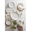 image:imageLenox Dinnerware Sets French Perle Scallop White 18Piece Dinnerware Set Service For 6 Stoneware Material Dishwasher Safe Microwave Safe Bowls Plates And Bowls Dinner Dishes White 18 PieceTurkey Platter