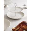 image:imageLenox Dinnerware Sets French Perle Scallop White 18Piece Dinnerware Set Service For 6 Stoneware Material Dishwasher Safe Microwave Safe Bowls Plates And Bowls Dinner Dishes White 18 PieceTiered Server White