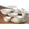 image:imageLenox Dinnerware Sets French Perle Scallop White 18Piece Dinnerware Set Service For 6 Stoneware Material Dishwasher Safe Microwave Safe Bowls Plates And Bowls Dinner Dishes White 18 Piece12Piece Dinnerware Set  Pasta Bowls