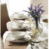 image:imageLenox Dinnerware Sets French Perle Scallop White 18Piece Dinnerware Set Service For 6 Stoneware Material Dishwasher Safe Microwave Safe Bowls Plates And Bowls Dinner Dishes White 18 Piece24Piece Dinnerware Set