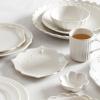 image:imageLenox Dinnerware Sets French Perle Scallop White 18Piece Dinnerware Set Service For 6 Stoneware Material Dishwasher Safe Microwave Safe Bowls Plates And Bowls Dinner Dishes White 18 Piece24Piece Dinnerware Set