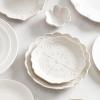 image:imageLenox Dinnerware Sets French Perle Scallop White 18Piece Dinnerware Set Service For 6 Stoneware Material Dishwasher Safe Microwave Safe Bowls Plates And Bowls Dinner Dishes White 18 Piece4Piece Place Setting White