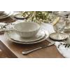 image:imageLenox Dinnerware Sets French Perle Scallop White 18Piece Dinnerware Set Service For 6 Stoneware Material Dishwasher Safe Microwave Safe Bowls Plates And Bowls Dinner Dishes White 18 Piece4Piece Place Setting White