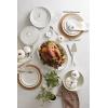 image:imageLenox Dinnerware Sets French Perle Scallop White 18Piece Dinnerware Set Service For 6 Stoneware Material Dishwasher Safe Microwave Safe Bowls Plates And Bowls Dinner Dishes White 18 PieceTiered Server White