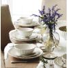 image:imageLenox Dinnerware Sets French Perle Scallop White 18Piece Dinnerware Set Service For 6 Stoneware Material Dishwasher Safe Microwave Safe Bowls Plates And Bowls Dinner Dishes White 18 Piece4Piece Place Setting White