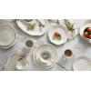 image:imageLenox Dinnerware Sets French Perle Scallop White 18Piece Dinnerware Set Service For 6 Stoneware Material Dishwasher Safe Microwave Safe Bowls Plates And Bowls Dinner Dishes White 18 Piece12Piece Dinnerware Set  Pasta Bowls