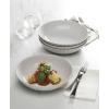 image:imageLenox Dinnerware Sets French Perle Scallop White 18Piece Dinnerware Set Service For 6 Stoneware Material Dishwasher Safe Microwave Safe Bowls Plates And Bowls Dinner Dishes White 18 PieceDinner Bowls  Set of 4