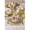 image:imageLenox Stoneware Dinnerware Sets For 8 French Perle Scallop Matcha 24Piece Dinnerware Set Service For 8 Dishwasher Safe Ceramic Plates Stoneware Dinner Plates and Bowls Sets Green 24 Piece