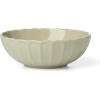 image:imageLenox Stoneware Dinnerware Sets French Perle Scallop Matcha 12Piece Dinnerware Set Service For 4 Green Dishes Set for 4 Dishwasher Safe Stoneware Dinner Plates and Bowls Sets Green 12 Piece