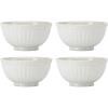 image:imageLenox Dinnerware Sets French Perle Groove White 24Piece Dinnerware Set Service For 8 Stoneware Dishwasher Safe Microwave Safe Bowls Plates And Bowls Dinner Dishes Plates White 24 PieceAllPurpose Bowls  Set of 4