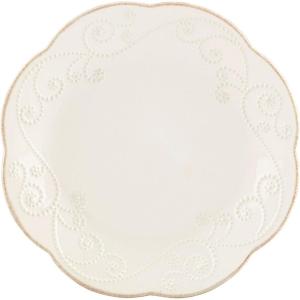 image:imageLenox Dinnerware Sets French Perle Scallop White 18Piece Dinnerware Set Service For 6 Stoneware Material Dishwasher Safe Microwave Safe Bowls Plates And Bowls Dinner Dishes White 18 PieceDessert Plates  Set of 4