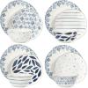 image:imageLenox Dinnerware Sets Blue Bay White 18Piece Dinnerware Set Service For 6 Porcelain Material Dishwasher Safe Microwave Safe Bowls Plates And Bowls Dinner Dishes Plates White 18 Piece12Piece Dinnerware Set Dessert  Ikat