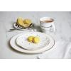 image:imageLenox Dinnerware Sets Blue Bay White 18Piece Dinnerware Set Service For 6 Porcelain Material Dishwasher Safe Microwave Safe Bowls Plates And Bowls Dinner Dishes Plates White 18 PieceDessert Plates  Set of 4