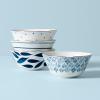 image:imageLenox Dinnerware Sets Blue Bay White 18Piece Dinnerware Set Service For 6 Porcelain Material Dishwasher Safe Microwave Safe Bowls Plates And Bowls Dinner Dishes Plates White 18 PieceAll Purpose Bowls  Set of 4
