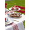 image:imageLenox Dinnerware Sets Blue Bay White 18Piece Dinnerware Set Service For 6 Porcelain Material Dishwasher Safe Microwave Safe Bowls Plates And Bowls Dinner Dishes Plates White 18 Piece2Tiered Server