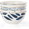 image:imageLenox Dinnerware Sets Blue Bay White 18Piece Dinnerware Set Service For 6 Porcelain Material Dishwasher Safe Microwave Safe Bowls Plates And Bowls Dinner Dishes Plates White 18 PieceDessert Bowls  Set of 4