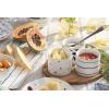 image:imageLenox Dinnerware Sets Blue Bay White 18Piece Dinnerware Set Service For 6 Porcelain Material Dishwasher Safe Microwave Safe Bowls Plates And Bowls Dinner Dishes Plates White 18 PieceSnack Bowls  Round