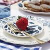 image:imageLenox Dinnerware Sets Blue Bay White 18Piece Dinnerware Set Service For 6 Porcelain Material Dishwasher Safe Microwave Safe Bowls Plates And Bowls Dinner Dishes Plates White 18 Piece12Piece Dessert Set