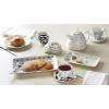 image:imageLenox Dinnerware Sets Blue Bay White 18Piece Dinnerware Set Service For 6 Porcelain Material Dishwasher Safe Microwave Safe Bowls Plates And Bowls Dinner Dishes Plates White 18 Piece9Piece Tea Set