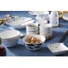 image:imageLenox Dinnerware Sets Blue Bay White 18Piece Dinnerware Set Service For 6 Porcelain Material Dishwasher Safe Microwave Safe Bowls Plates And Bowls Dinner Dishes Plates White 18 PieceSnack Bowls  Square