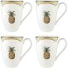 image:imageLenox 897297 British Colonial Bamboo Dinner Plates Set of 4 Service For 4 11125Inch DiameterMugs  Set of 4