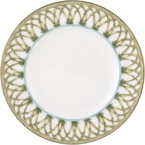 image:imageLenox 897297 British Colonial Bamboo Dinner Plates Set of 4 Service For 4 11125Inch DiameterAccent Plate