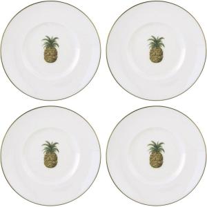 image:imageLenox 897297 British Colonial Bamboo Dinner Plates Set of 4 Service For 4 11125Inch DiameterDessert Plates  Set of 4