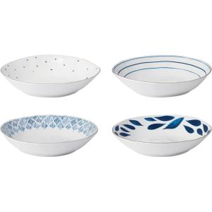 image:imageLenox Dinnerware Sets Blue Bay White 18Piece Dinnerware Set Service For 6 Porcelain Material Dishwasher Safe Microwave Safe Bowls Plates And Bowls Dinner Dishes Plates White 18 PieceDinner Bowls  Assorted  Set of 4
