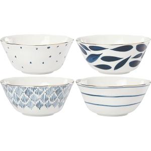 image:imageLenox Dinnerware Sets Blue Bay White 18Piece Dinnerware Set Service For 6 Porcelain Material Dishwasher Safe Microwave Safe Bowls Plates And Bowls Dinner Dishes Plates White 18 PieceAll Purpose Bowls  Set of 4