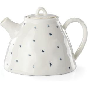 image:imageLenox Dinnerware Sets Blue Bay White 18Piece Dinnerware Set Service For 6 Porcelain Material Dishwasher Safe Microwave Safe Bowls Plates And Bowls Dinner Dishes Plates White 18 PieceTeapot