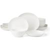 image:imageLenox Dinnerware Sets Studio 1414 Coupe 24Piece Dinnerware Set Service For 8 Bone China Material Dishwasher Safe Microwave Safe Bowls Plates And Bowls Dinner Dishes Plates White 24 PieceCurve