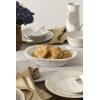 image:imageLenox Home And Kitchen Homespun Dough Bowl Stoneware Material Dishwasher Safe Microwave Safe Bread Bowl Dining Serving Bowls Tabletop amp Kitchen Decor White 1 Piece 12 Inch L X 775 Inch WDough Bowl