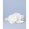 image:imageLenox Dinnerware Set Studio 1414 Scallop 16Piece Set Service For 4 Bone China Material Dishwasher amp Microwave Safe Home And Kitchen Kitchen And Dining Plates And Bowls Sets White 16 PiecesCurve