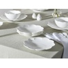 image:imageLenox Dinnerware Set Studio 1414 Scallop 16Piece Set Service For 4 Bone China Material Dishwasher amp Microwave Safe Home And Kitchen Kitchen And Dining Plates And Bowls Sets White 16 PiecesScallop