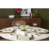 image:imageLenox Dinnerware Set Studio 1414 Scallop 16Piece Set Service For 4 Bone China Material Dishwasher amp Microwave Safe Home And Kitchen Kitchen And Dining Plates And Bowls Sets White 16 PiecesSquare