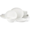 image:imageLenox Dinnerware Set Studio 1414 Scallop 16Piece Set Service For 4 Bone China Material Dishwasher amp Microwave Safe Home And Kitchen Kitchen And Dining Plates And Bowls Sets White 16 PiecesCurve